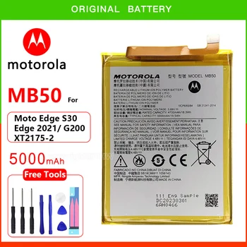 100% Originálne REÁLNE Motorola MB50 BATÉRIE Pre MOTO OKRAJI S30/2021/G200 XT2175-2 Opravu Časť s Vysokou Kapacitou Mobilného Telefónu, Batérie
