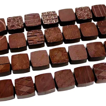 1Pcs Čokoláda Formy 16 Vzor Kocka Polykarbonátu Čokoládu Candy Bar Pečenie Fondant Formy Cukrovinky Náradie