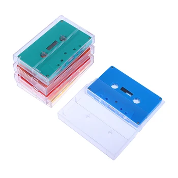 1Set Štandard Kazeta Farba Prázdne Pásky Prehrávač S 45 Minút Magnetické Zvukové Pásky Jasné Úložný Box Školské potreby
