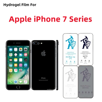 2 ks Matný Hydrogel Fólia Pre Apple iPhone 7 Plus HD Screen Protector Pre Apple iPhone 7 Starostlivosť o Oči ochrany Osobných údajov Matná Ochranná Fólia