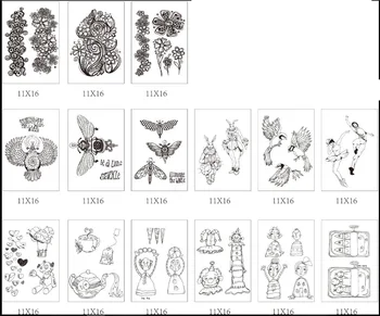 2022 Nové Kreslené Transparentné, Jasné Známky pre DIY Scrapbooking/Karty Žarty Dekorácie Dodávky A0465
