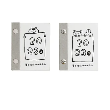 2023 Jednej Strane Mini Stolový Kalendár Na Deň Čerstvé Kalendár, Poznámkový Blok Tearable Ruky Účet Materiálu