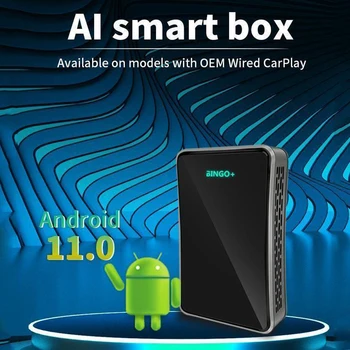Android 11 CarPlay Ai Box 32 G Podporu Káblové Bezdrôtové Android Auto CarPlay IOS Telefón s Podporou GPS Netflix YouTube TikTok