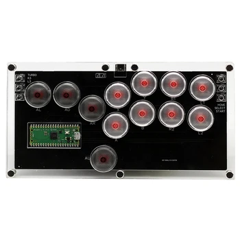 Arcade 12Key Hitboxy Fightstick Mini Hitboxy Boj Video Herný ovládač Mechanické Tlačidlo Pre PC a PS4 PREPÍNAČ PARY