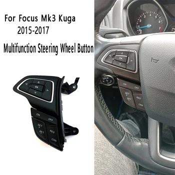 Auto Tempomat Prepnite Multifunkčný Volant Tlačidlo Bluetooth Audio Tlačidlo Pre Ford Focus Mk3 Kuga 2015-2017