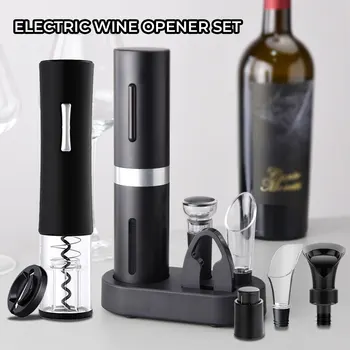 Elektrický Otvárač na Víno Nabíjateľná vákuové víno, čerstvé-vedenie plug Pourer Decanter Prenosný Filter, sada pre Fólie Fréza Kuchyňa Bar