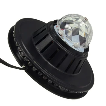 Etapa Lampa RGB LED Žiarovka Loptu Farebné Rotujúce Žiarovka Malé Loptu Zvuk kontrolka KTV Flash Žiarovka EÚ Plug
