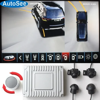 fit originálne OEM monitore 2020 pre Ford Escape auto 360 stupeň fotoaparát vtáčie oko 3D Panoramatický výhľad surround dynamické parkovanie zadnej strane