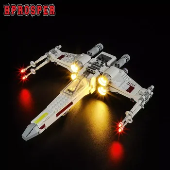 Hprosper LED Svetlo Pre 75301 Luke Skywalker na X-Krídlo Fighter Dekoratívne Lampy S akumulátorom Okno (nemusia Zahŕňať Lego Stavebné Bloky)