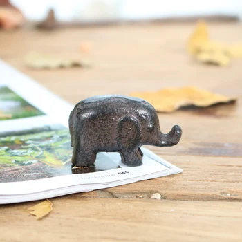 Kreatívne liatiny malý slon knihy mesta Mini ozdoby Čínsky štýl tlak papier remesiel dekorácie