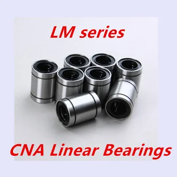 LM16UU 16 Lineárne Guľkové Ložisko Priechodky, Lineárne Ložiská CNC častí 3d tlačiarne diely LM16