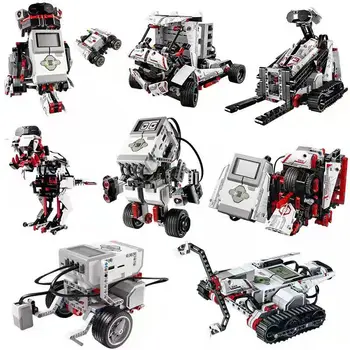Na EV3 Roboty Stavebné Bloky Model Vzdelávania Nastavenie PARY Kompatibilný s legoes 45544 EV5 EV6 Robotika, Programovanie Hračky Časti