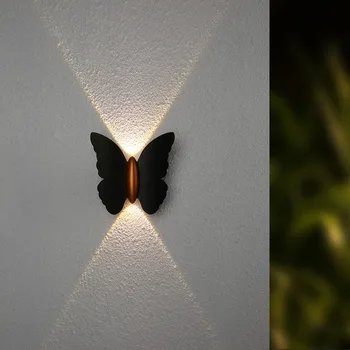 Nové LED Motýľ Nástenné Svietidlo Minimalistický Tvorivé hore a dole Svetelné Štúdia Spálňa a Obývacia Izba Dekorácie na Stenu na Čítanie