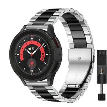 Obchodné Náramok pre Samsung Galaxy Watch 5/5pro 45 mm 44 mm 40 mm z Nehrdzavejúcej Ocele Kapela Galaxy Sledovať 4 Classic 46 mm Remienok 20/22 mm