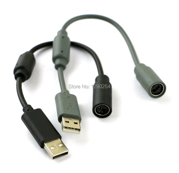 OCGAME Converter Adaptér Káblového ovládača PC Portu USB Kábel Kábel pre Xbox 360 Xbox360 Vysokej Kvality