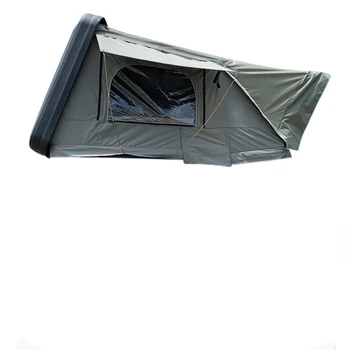 Outdoor camping prenosný skladací hliníkový strešný stan markíza dážď dôkaz vozidla bočné steny stanu Strieborná / Khaki / dark grey