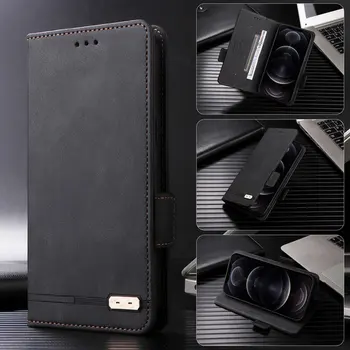 Pre Asus ROG Phone 7, 5G 2023 Flip Knihy Prípade Kožené Textúra Magnetické Drapákové pre Asus Rog Phone 7 Peňaženky Prípade Rog Phone7 Kryt