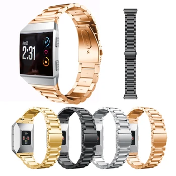 Pre fitbit iónové tri pearl oceľ remienok pre fitbit iónové hliníkovej zliatiny business sledovať nové inteligentné hodinky fashion /šport náramok