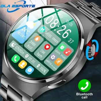 Pre Huawei GT4 PRO Smart Hodinky Mužov Watch4Pro HD Nekonečné Obrazovke Bluetooth Hovor GPS Srdcovej frekvencie, Krvného Tlaku SmartWatch 2024 Nové