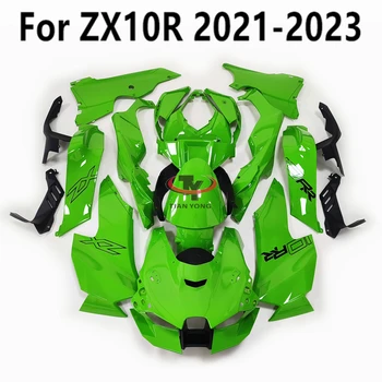 Pre Kawasaki ZX10RR ZX10R ZX 10R 2021 2022 2023 Motocykel Plný Kapotáže Auta Karosériou motorového Krytu Vstrekovanie Všetky Svetlé Zelené