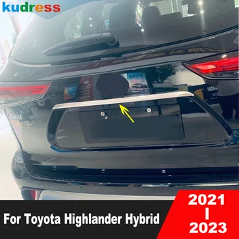 Pre Toyota Highlander Hybrid 2021 2022 2023 Nehrdzavejúcej Zadné Veko Kufra Kryt Výbava Chvost Brány Zadných Dverí Tvarovanie Pásu Auto Príslušenstvo