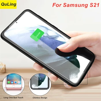 QuLing 4800 Mah Pre Samsung Galaxy S21 Batérie Prípade Nabíjačka Power Bank Obal Pre Samsung Galaxy S21 Batérie Prípade