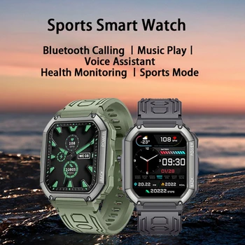 Soleeanre Smart Hodinky Bluetooth Volanie Dlhý Pohotovostný Športové Fitness Tracker 24H Zdravie Monitor nepremokavé Smartwatch