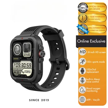 Starun IDS01 Vonkajšie Športové Tri Obrany Smart Hodinky Pre Mužov, Ženy, Bluetooth Hovor Alexa Build-in 5ATM Smartwatch Fitness Tracker