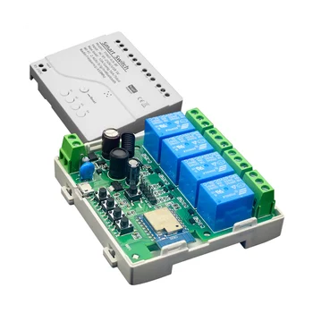 Tuya Smart Switch Prepínač WiFi DIY Časovač AC 85V-250V 4CH RF Smartlife Domácej Automatizácie Modul pre Alexa Domovská stránka Google