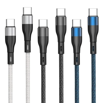 USB C Typu C Kábel 66W Rýchly Mobilný Telefón Nabíjanie Kábel Pletená Predlžovací Kábel pre Notebook/Tablet/Telefón 0.25/1m
