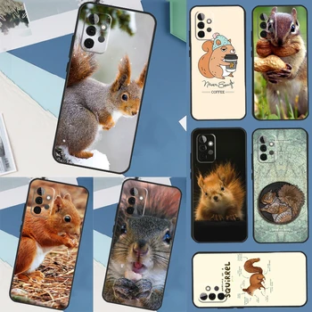 Veverička Roztomilý Zvieratá Obal Pre Samsung Galaxy A52 A32 A12 A14 A34 A54 A13 A33 A53 A73 A50 A70 A71 A51 Zadný Kryt