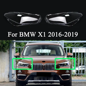 Vhodné Pre BMW X1 2016-2019 Svetlometov Kryt Objektívu Transparentné