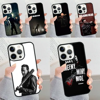 Walking Dead Negan telefón puzdro Pre iPhone 11 12 13 14 15 Pro Max Zadný Kryt Pre Apple XS Max XR 7 8 Plus SE2020